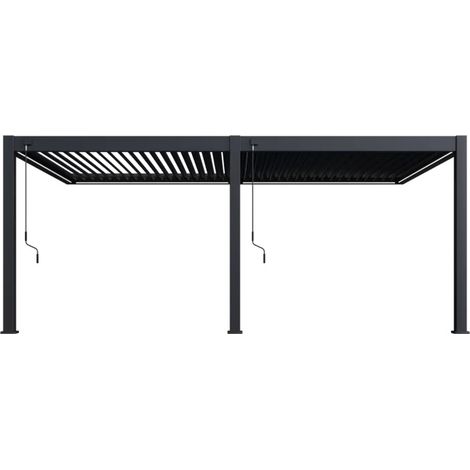 Kit LED pour pergola bioclimatique 4x6M – Éclairage ajustable RVB – Installation rapide – Structure en aluminium robuste (1/4)