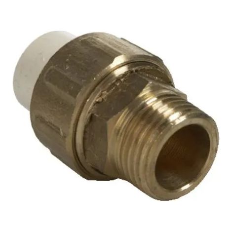 IDMAR CPVC-Messinggewindeverbinder, 1/2"-Außengewinde, geklebtes System