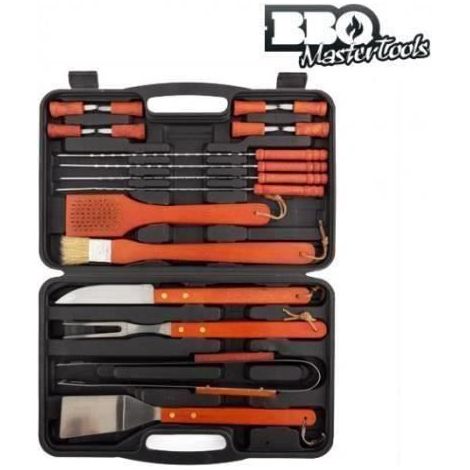 Malette set de 18 ustensiles pour Chef Barbecue (1/4)