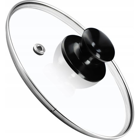 KADAX Tapa de Vidrio 16cm Tapa Universal para Olla, Sartén, Resistente al Calor (1/5)
