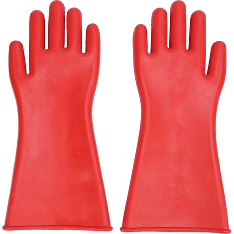 Ortviai Gants de Sécurité Électrique Haute Tension 5000 V en Caoutchouc Naturel – Isolants, Étanches, Ergonomiques (1/5)