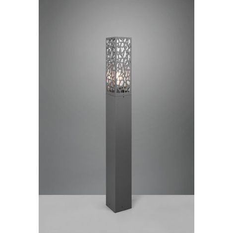 Lampione Giardino Esterno Palo Alto IP 44 Antracite H 100 cm Cooper GD Trio