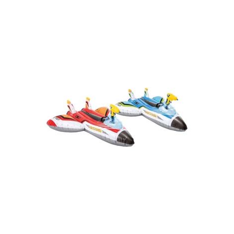 AEROPLANO GONFIABILE CON PISTOLA AD ACQUA +3 ANNI  cm.117x117  peso kg.0,95 (57536)    INTEX