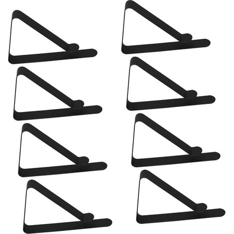 8 pinces nappe pique-nique – inox – maintien ferme – tables intérieures/extérieures – transport facile – durable (1/5)