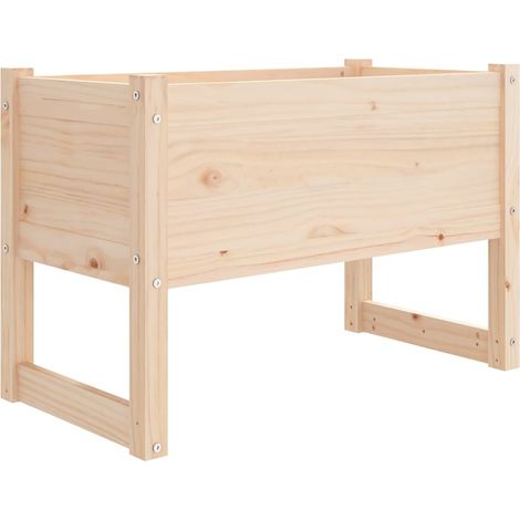 Maison Exclusive - Jardinera de madera maciza de pino 78x40x52 cm (1/5)