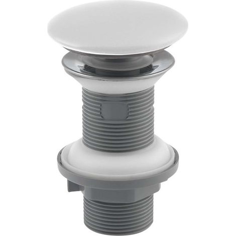 Sapho Infinity - Desagüe de lavabo, Click Clack, blanco mate 38TP0166I (1/3)