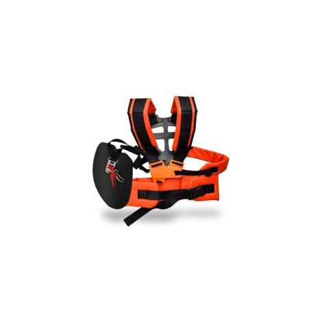 Litzee – Correa acolchada ajustable para desbrozadora – Nylon resistente – Comodidad óptima para herramientas pesadas – Fácil instalación – Crezuo