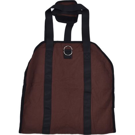 Sac à bois pliable multifonction, transporteur de bûches avec poignées, rangement pratique pour cheminée (1/5)
