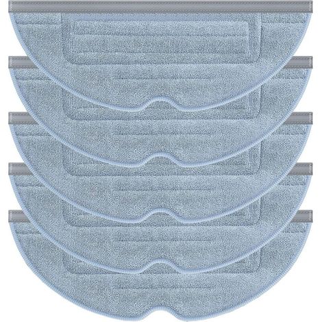 Lot de 5 Serpillères de Rechange pour Aspirateur T7 T7plus S7,Chiffons de Nettoyage pour Aspirateur Roborock S7