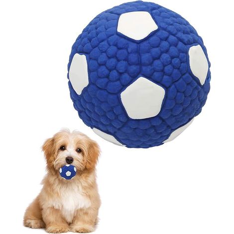 Balles en latex souple et couinantes pour chiens de petite, moyenne et grande taille. Balles interactives flottantes et rebondissantes pour chiens à mâcher doux, idéales pour les sports aquatiques et (1/4)