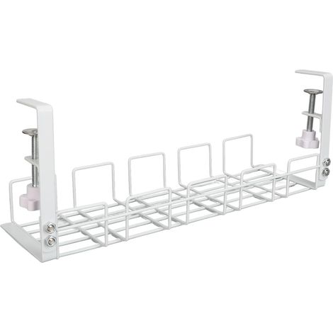 Under-Desk Cable Organizer, Cable Management Tray (1/5)