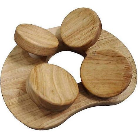 Oreiller en bois massif naturel pour sauna et hammam, dossier lisse, imperméabilisé et résistant à l'humidité (1/5)