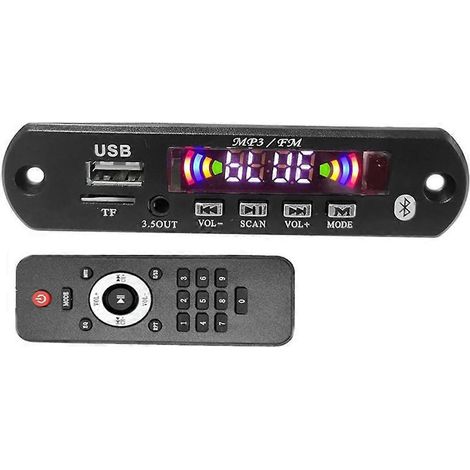 Amplificateur de puissance stéréo 40 W x 2,5 V, Bluetooth 5.3, décodeur multifonctionnel, lecteur sans fil, carte de décodage RGB sans perte (1/5)