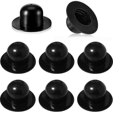 Tapón de repuesto para piscina, paquete de 6, con bomba de filtración y filtro (negro, corto) (1/5)