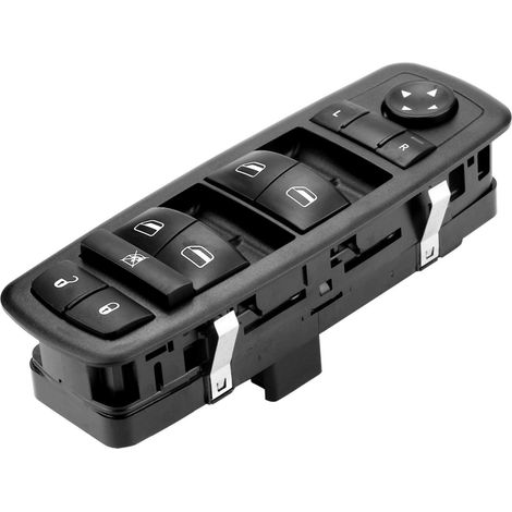4602535AG Elektrischer Hauptfensterheber-Konsolenschalter aus ABS-Kunststoff für Grand Caravan V6 3.3L Mini CargoVan vorne links.