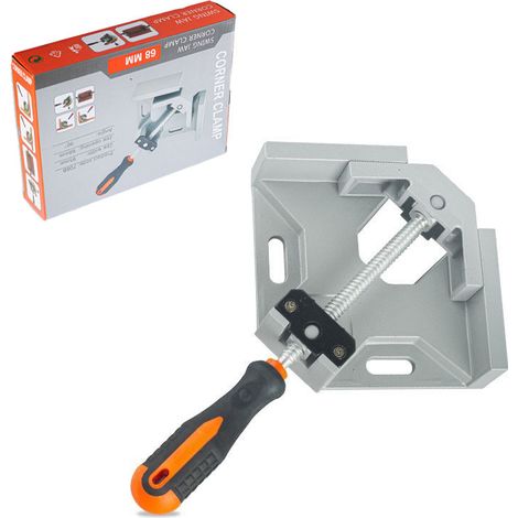 Serre-joint en aluminium pour menuiserie, serre-joint d’angle droit 90°, serre-joint pour aquarium, serre-joint à noix, serre-joint A en nylon, serre-joint F, serre-joint à poignée unique deng ALOVEZ (1/2)