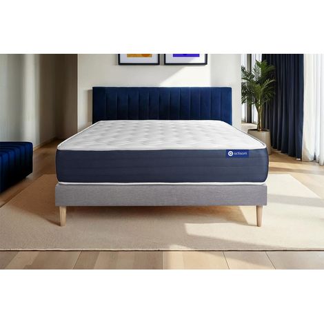 Actimemo sleep matratze 160x200cm + Bettgestell mit lattenrost - Dicke : 22cm - Memory-schaum - H3 (1/5)