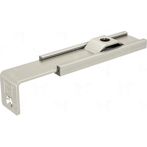 Platine d'angle à visser en extrémité pour porte SAF - MANTION - 11036L-1