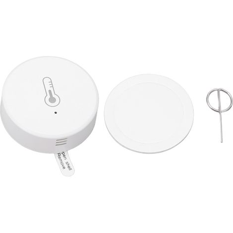 Funk-Temperatur- und Feuchtigkeitssensor mit ZigBee-Technologie, kompatibel mit Tuya Smart, Fernsteuerung über mobile App