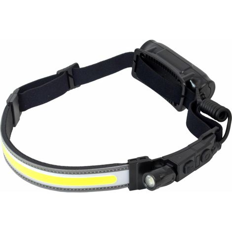 AWTOOLS LATARKA CZOŁOWA BRIGHTBAR LED Z CZUJNIKIEM RUCHU BLACK LINE