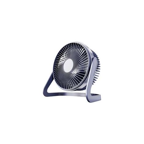 Kleiner USB-Tischventilator, Mini-Leise-Tischventilator, Blau (1/5)