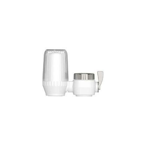 Système de filtration de robinet à montage sur purificateur de filtre à eau de robinet compatible pour la cuisine et la salle de bain Réduit le mauvais goût du chlore au plomb (1/5)