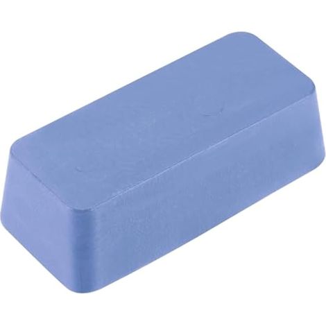 Pâte à polir, 1 bloc d'affûtage de 110 g (bleu) pour polir le métal, polir les bijoux, meuler la sculpture sur bois, aiguiser les couteaux et ciseau (1/5)