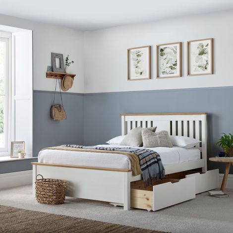 Chester Bed White Double (1/2)