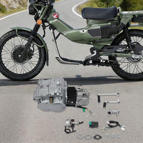 Moteur de CRF50 125CC - Moteur 4 temps - 4 vitesses manuelles - Démarreur à pied CDI (1/5)