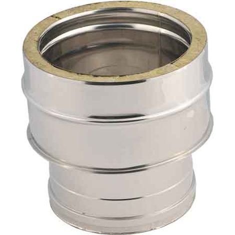 RACCORDO DOPPIA PARETE PER CALDAIA Ø F 130/180 - F 130 mm