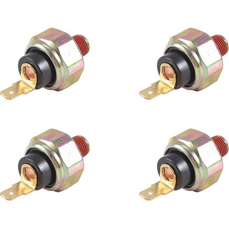 4X Interrupteur de pression d'huile automobile compatible avec Chevrolet, Dodge, Hyundai, Mazda, Subaru, Mitsubishi, Chrysler B367-18-501 (1/5)
