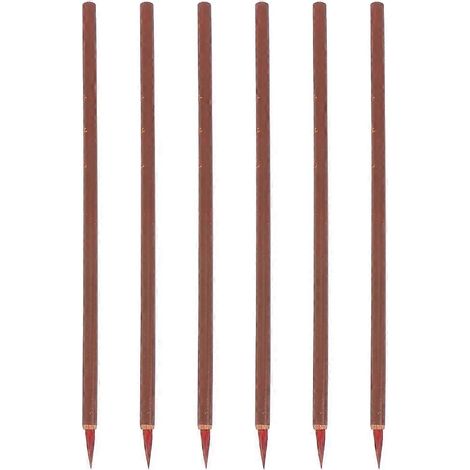 Lot de 6 pinceaux professionnels pour calligraphie chinoise, pinceaux de peinture traditionnels, stylos-pinceaux d'écriture