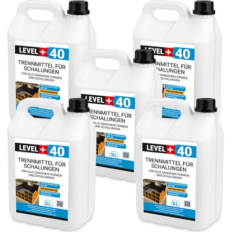 LEVEL+ Trennmittel für Formen und Schalungen Gips- Betontrennmittel L+40 - 25L