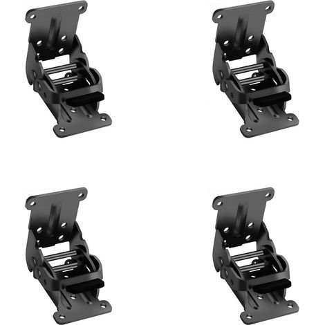 Lot de 4 parenthèses modifiables d'aide à la flexion avec mécanisme de verrouillage d'identité Changement d'étendue pour les cuisses de table et les squelettes de lit Charnière de verrouillage (1/5)