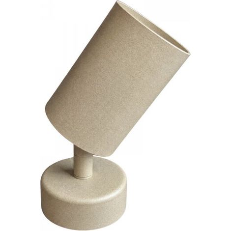 Faro Lampada Led Da Soffitto Parete GU10 Orientabile, Colore Disponibili Bianco Nero Sabbia (Sabbia)