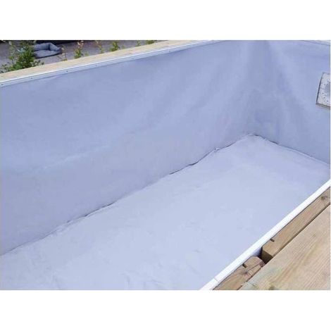 Feutre de protection pour sol de piscine Ubbink blanc L 1,00 x l 7,00 m