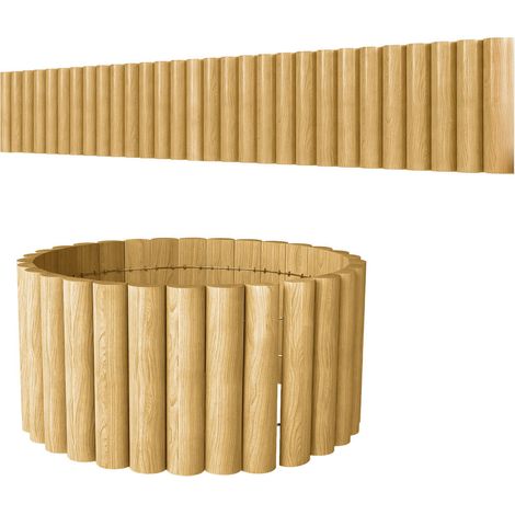 Clôture de Jardin en Bois de Sapin 176 x 30 cm, Bordure Extérieure et Barrière pour Chien Résistante aux Intempéries (1/5)