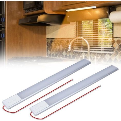 Confezione da 2 luci a LED per camper, luci a LED da 12V per camper, luci a LED dimmerabili per camper, striscia luminosa a LED per tetto (1/5)