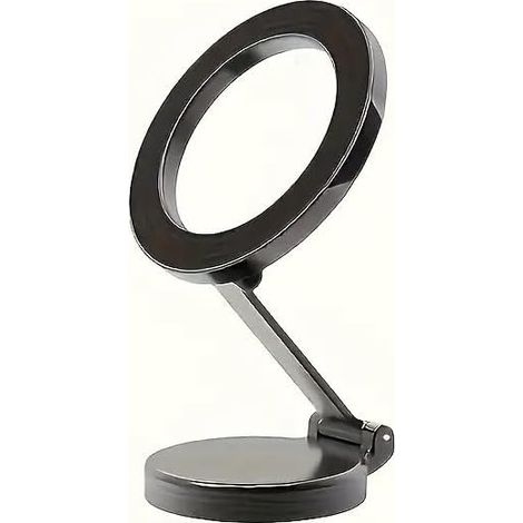 Support de téléphone de voiture compatible – Support magnétique réglable à 360° avec aimant ultra puissant pour iPhone 12-15 Pro Max, tableau de bord/ventilation/pare-brise multi-installation, gris.