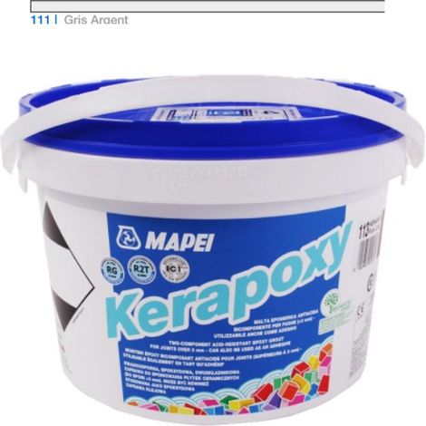 KERAPOXY MAPEI  111 Gris argenté - 2 Kg