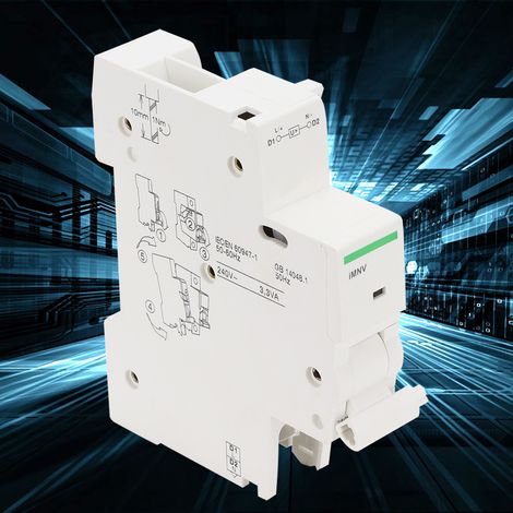 Accessoire pour disjoncteur miniature IC65 IMNV : déclenchement en cas de surtension ou de sous-tension (1/5)
