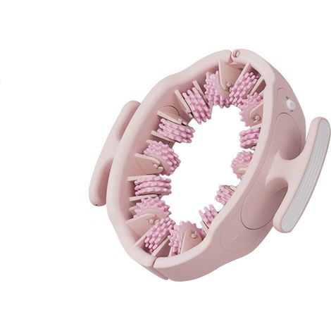 Appareil de massage, masseur, outil magique, amincissement des jambes, rouleau pour les jambes, adducteurs, équipement de relaxation musculaire des mollets - rose (1/5)