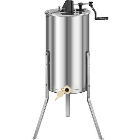 Honigschleuder, höhenverstellbar, ergonomischer Griff, 2 Rahmen (1/2)