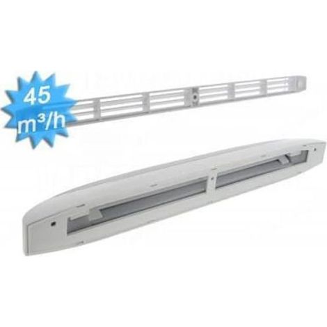 Entrée d'air - - ECA - Auto réglable - Acoustique - 45 m3/h - Blanc (1/2)