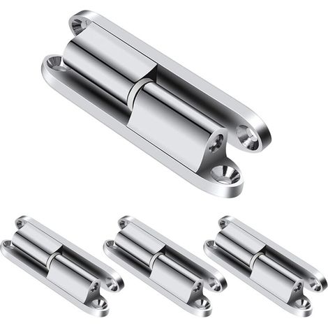 Cerniere per ante di mobili, 4 cerniere per ante con viti, cerniere per ante rimovibili in acciaio inox, cerniere per ante per mobili per la casa, protezioni per ante di cassetti e armadi (6 cm)