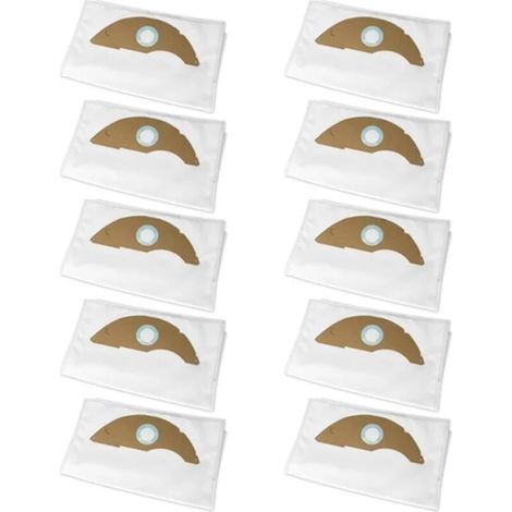 Sacs de rechange compatibles avec l'aspirateur Kärcher NT22/1 Ap, lot de 10, référence 2.889-217.0 (1/3)