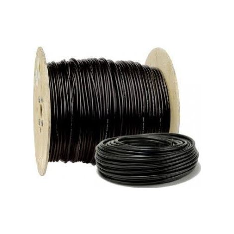 Câble rigide U-1000 R2V 3G6mm² noir – Section 6mm² – Longueur au mètre – Pour installations électriques en intérieur – Magelec