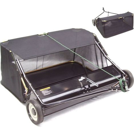 Kehrmaschine 120cm Rasenkehrer 55141 Rasenkehrmaschine Aufsitzmäher Rasentraktor (1/5)