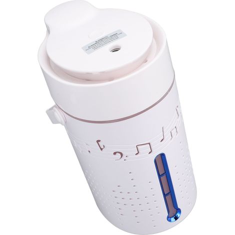 Bluetooth-Lautsprecher mit Musikfunktion, 1000-ml-USB-Ultraschall-Luftbefeuchter, sofort einsatzbereit, für große Räume (1/5)