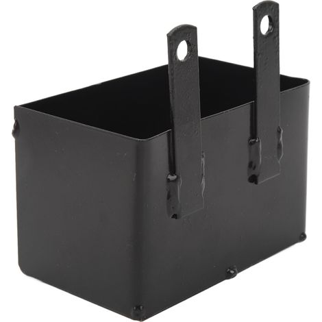 Schwarzer, rostfreier Batteriehalter, robuste Konstruktion für Quads, Motocross- und Offroad-Fahrzeuge von 50 cm³ bis 125 cm³ (1/5)